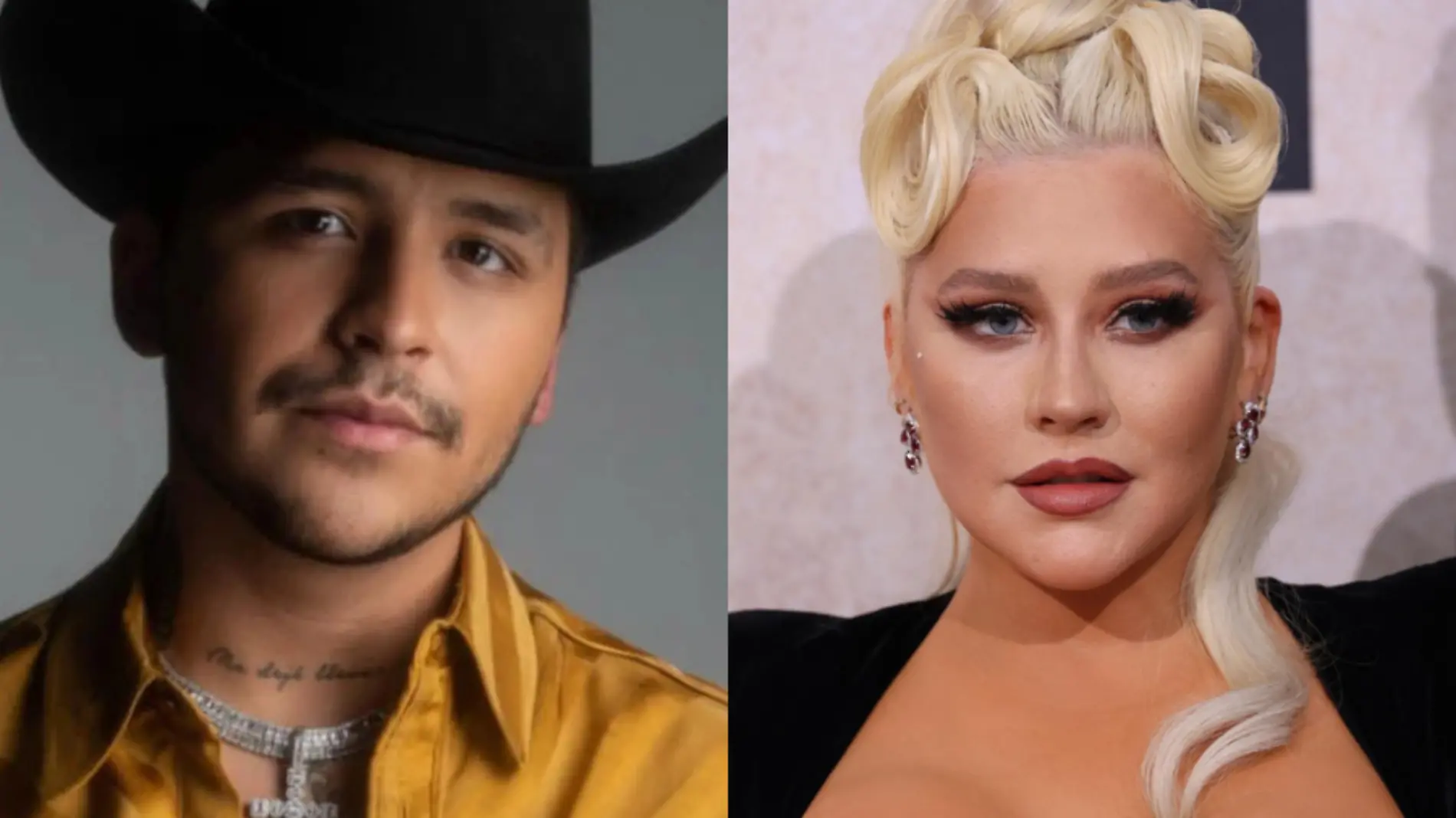 cHRISTIAN NODAL Y CHRISTINA AGUILERA